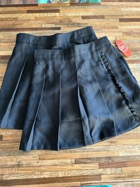 Girl’s Black Uniform Skirts with Shorts - Unworn - size 12